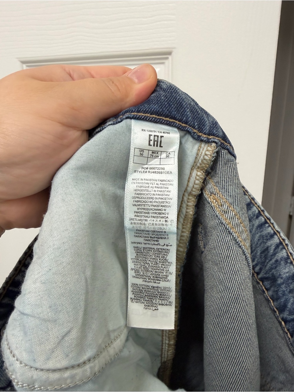 NWT Rag & Bone Lori Wide Leg Jeans Easton 100% Cotton Size 30 - Picture 11 of 15